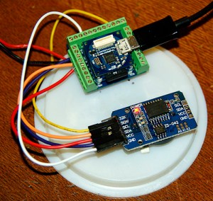 The new terminal block protoshield makes the RTC hookup easy!