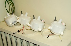 It was too cold in the basement for the epoxies to set properly...