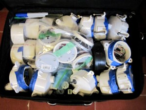 I am still amazed that all this makes it through the airport scanners...