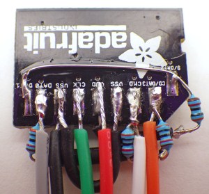 pullups added to the SD card holder