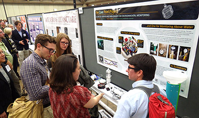 Presenting the Cave Pearl loggers at the GSA conference 2015