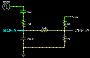 3.6mV was just an arbitrary 'close enough' point for me to start at as I had those components in the parts bit already.  But if you see random flat spots in your oversampled readings at the default ADC speed, then try increasing the ΔV pk-pk of your dither signal a little bit.